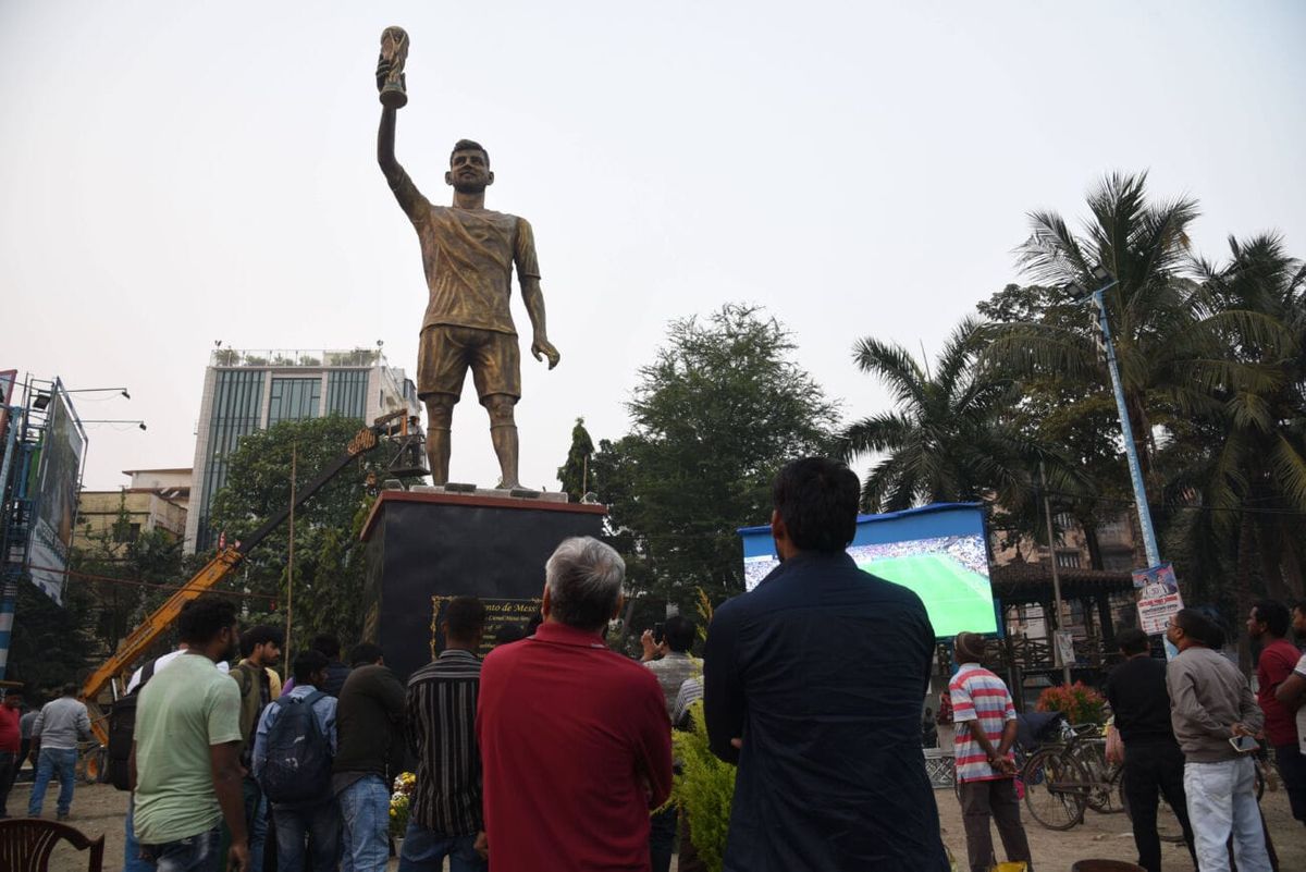 Indien baut Messi eine Riesen-Statue und sich selbst ein noch größeres Problem