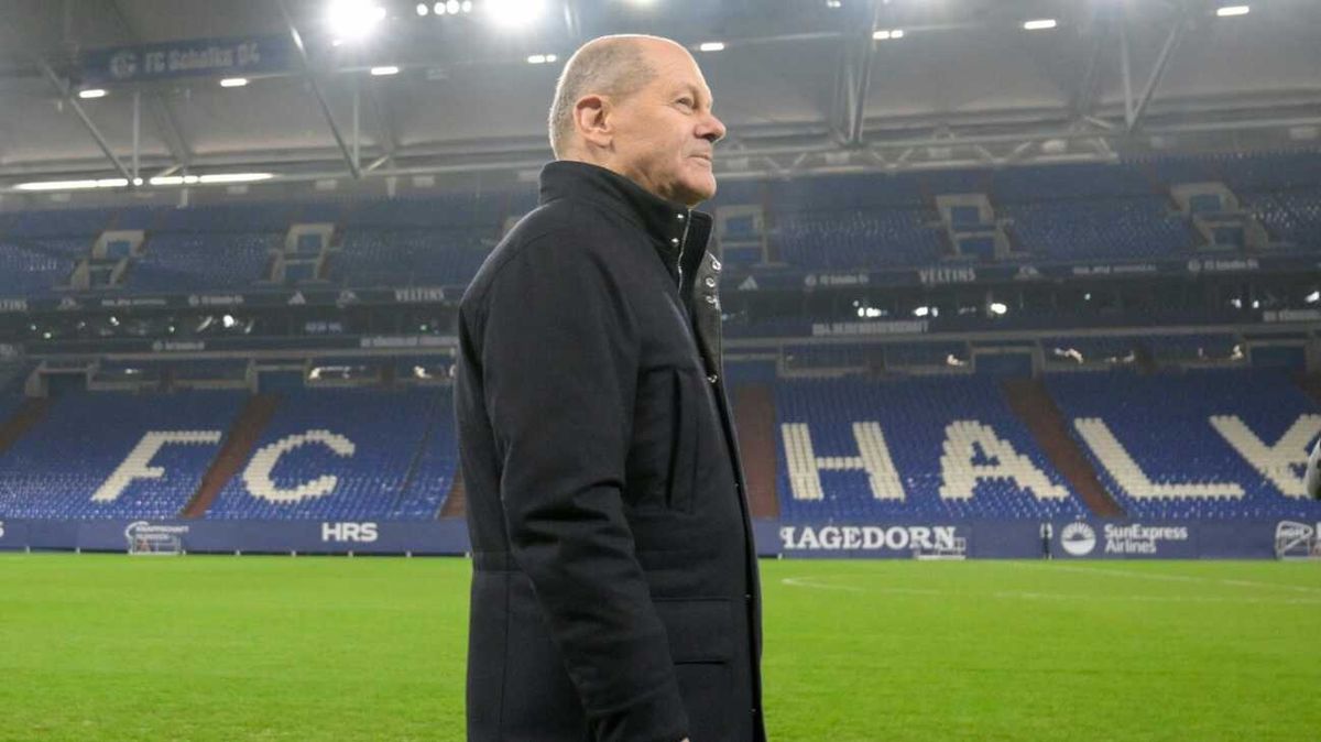 Kanzler Scholz auf Schalke: „Große Bereicherung“