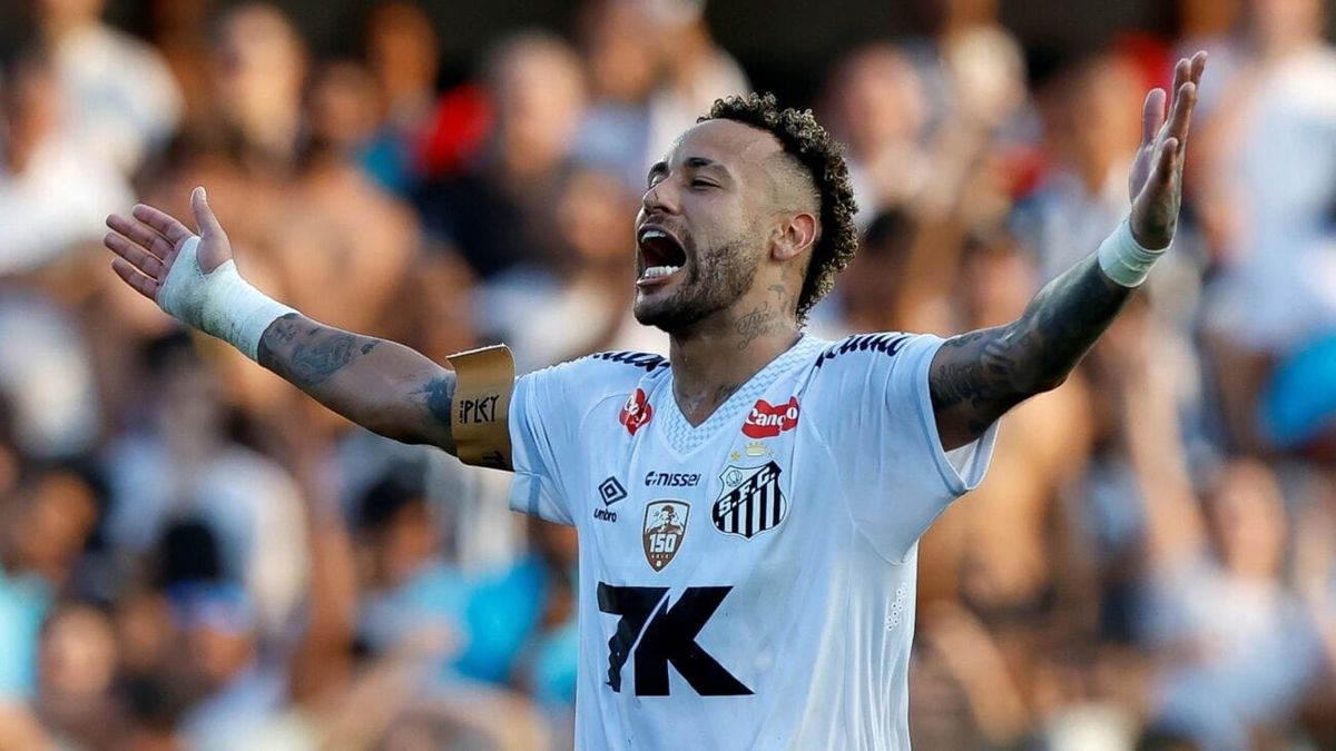 Trotz Schmerzen: Neymar rettet Santos - OP geplant