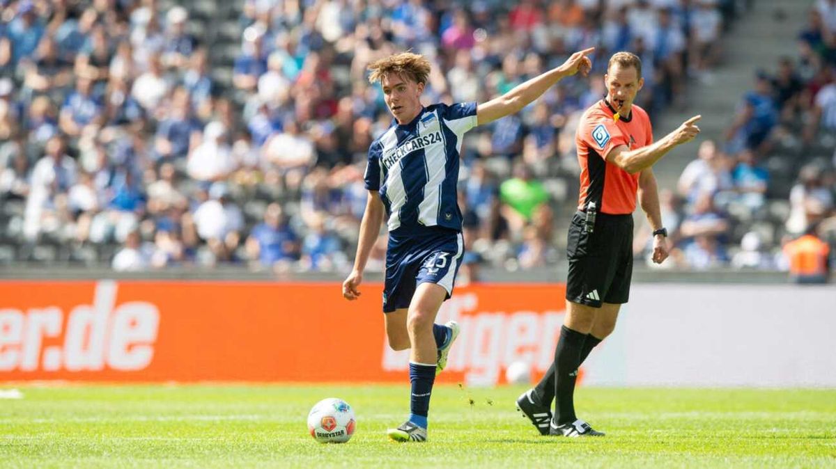 Herthas Eichhorn jüngster Spieler der 2. Bundesliga