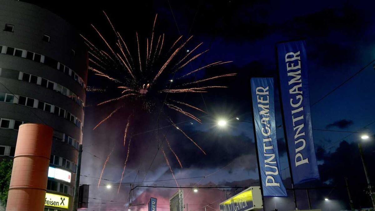 Ausschreitungen nach Sturm-Meisterfeier in Graz
