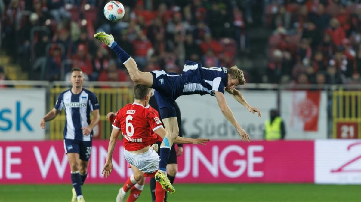 Auf dem "Betze": Hertha setzt Aufholjagd fort