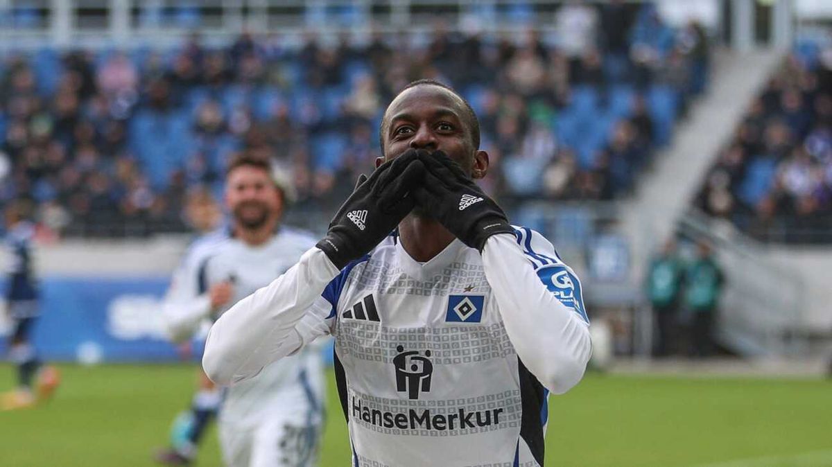 Mit Glück und Dompe: HSV gelingt Befreiungsschlag beim KSC
