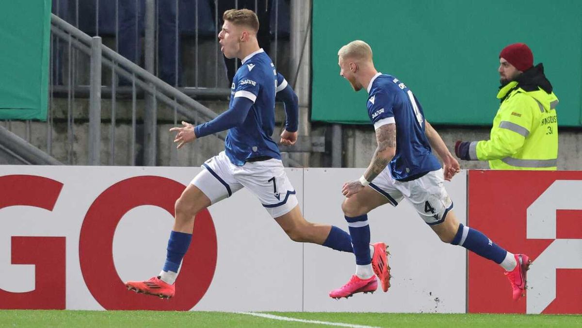 Party auf der Alm: Bielefeld wirft Freiburg aus dem Pokal