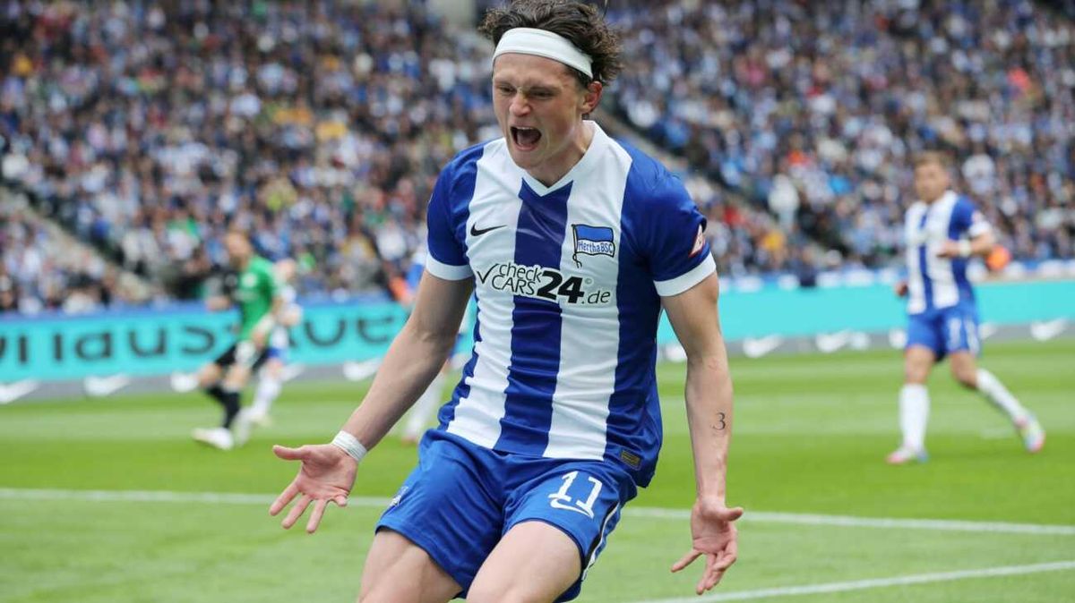 Herthas Reese bleibt - und trifft zum Saisonabschluss