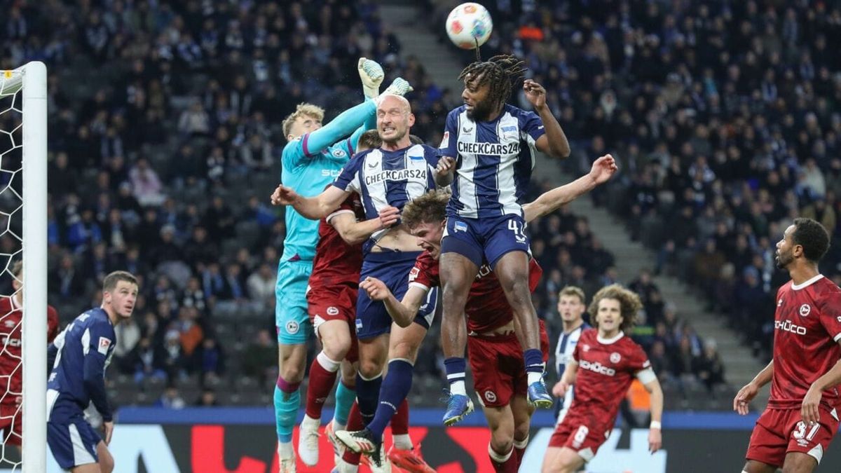 Ausgleich in letzter Sekunde: Dämpfer für Hertha BSC
