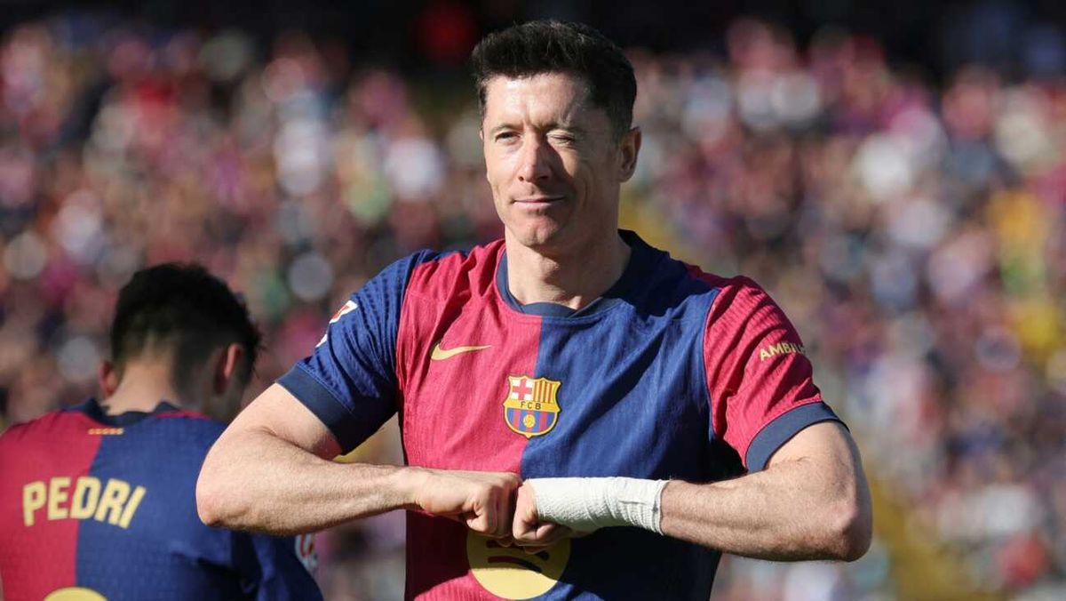 Doppelpacker Lewandowski: Barca wieder drei Punkte vor Real