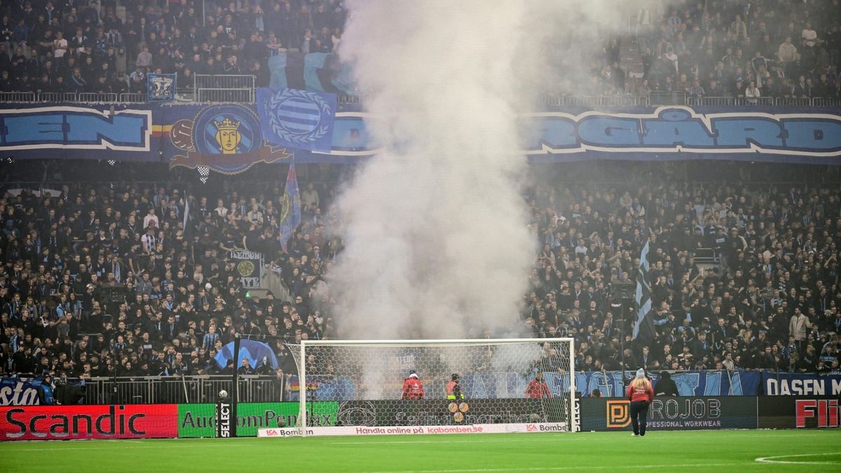 Schwedisches Hauptstadderby nach Böllerwürfen abgebrochen