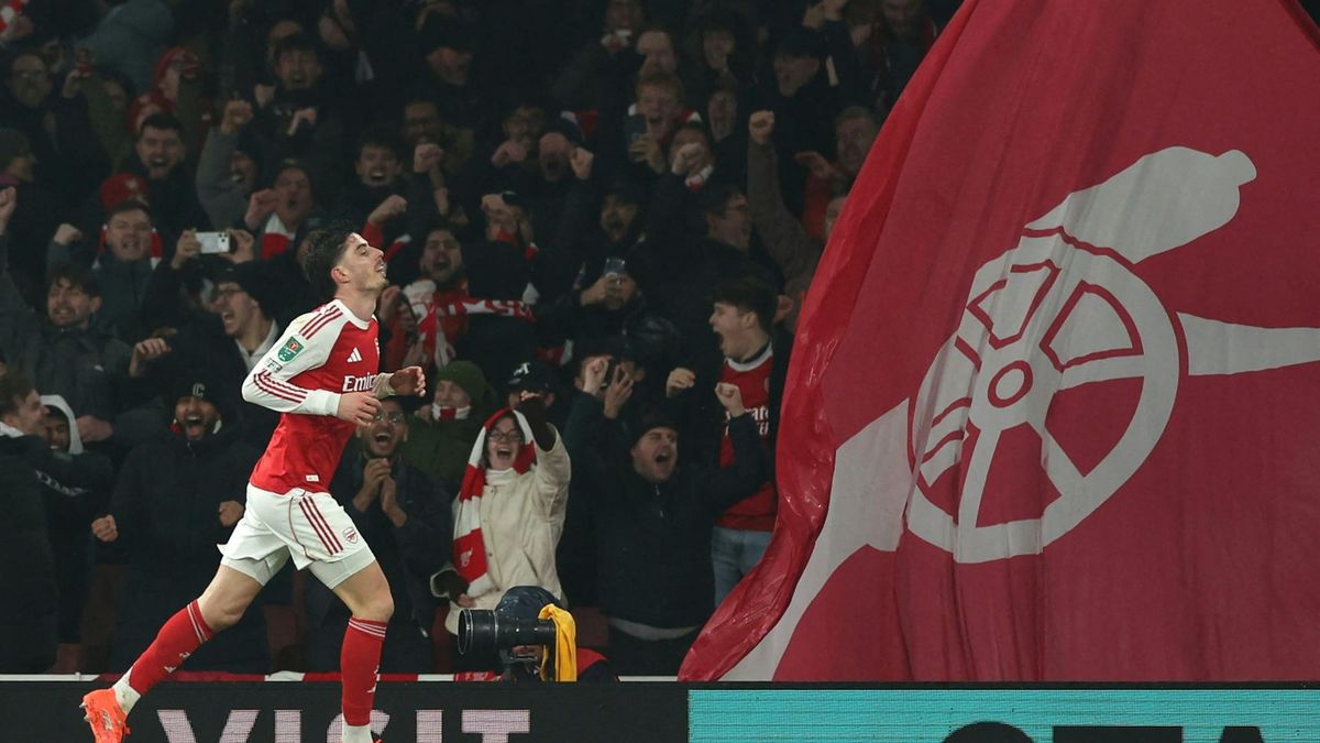 Havertz trifft spät: Arsenal im League-Cup-Finale