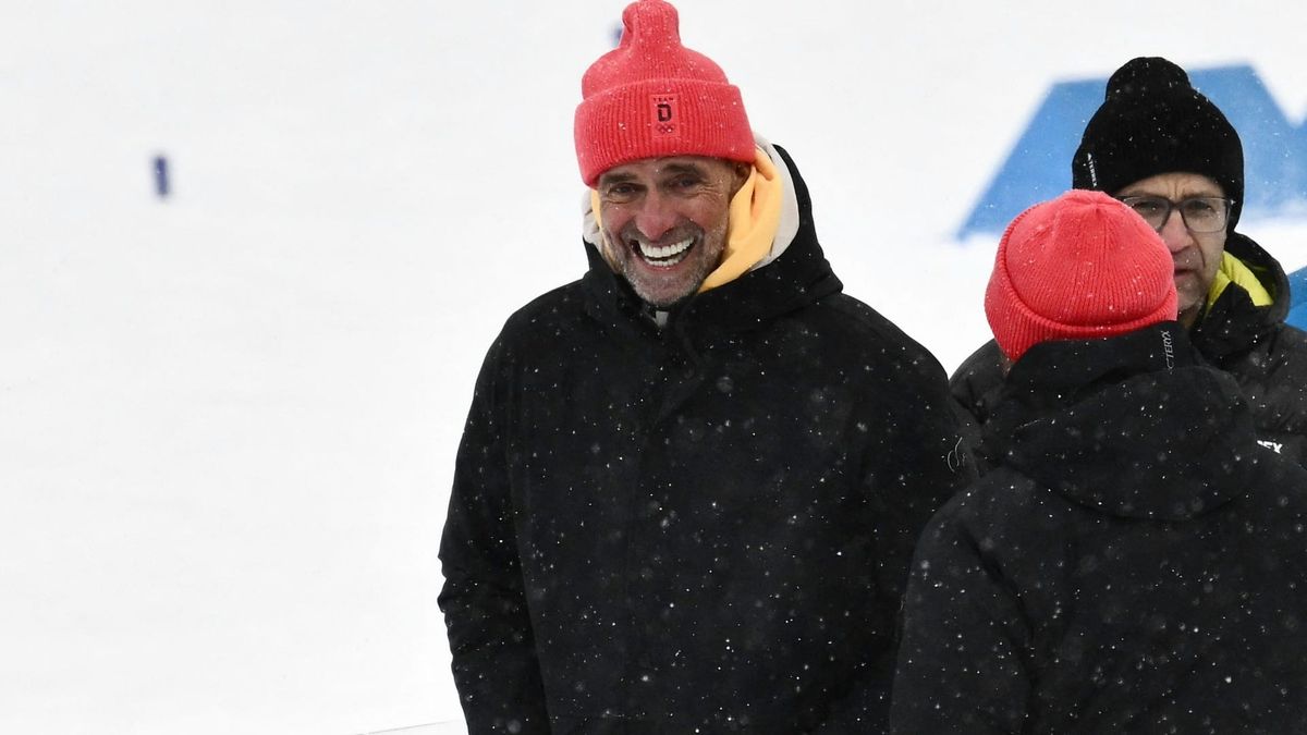 Staffel in Antholz: Biathlon-Fan Klopp mittendrin