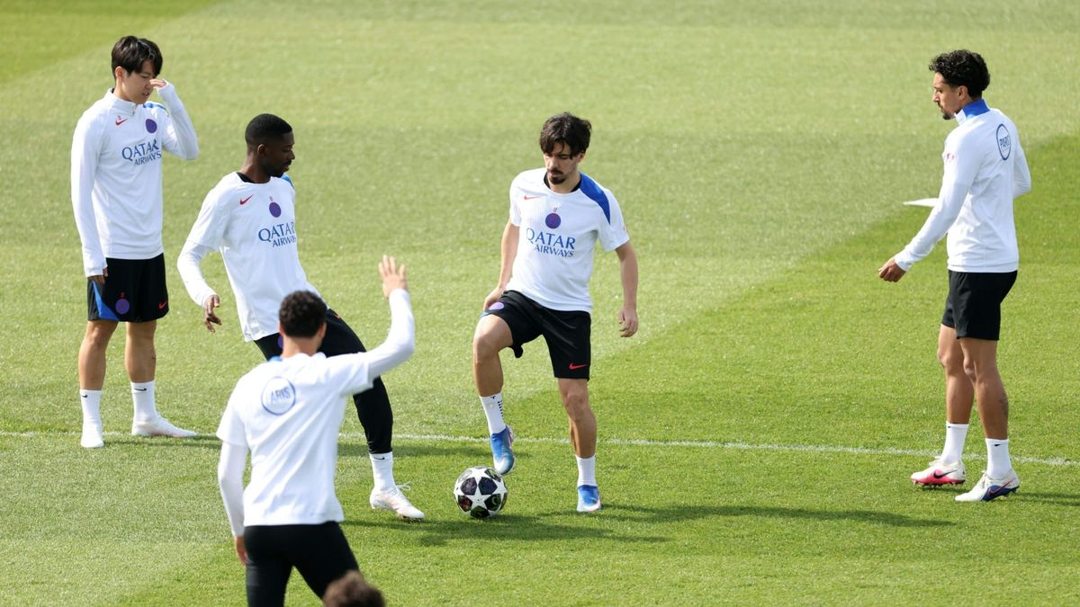 PSG mit Vitinha und Hakimi