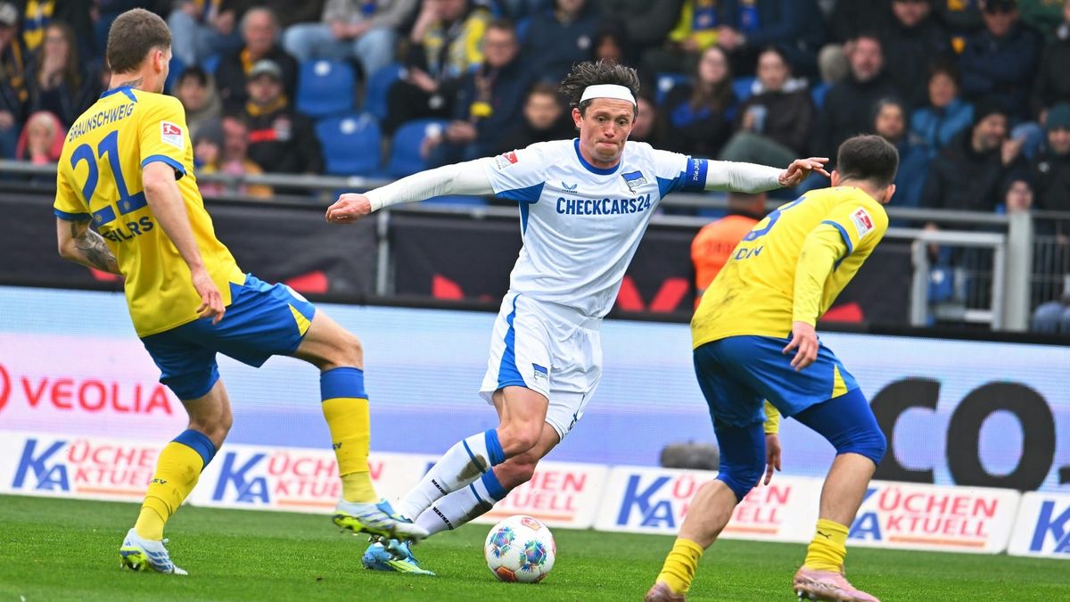 Remis in Braunschweig: Hertha muss Aufstieg wohl abhaken