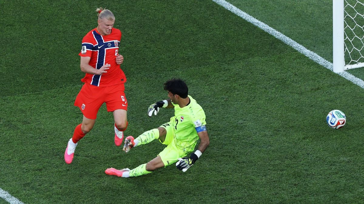 Haaland trifft doppelt: Norwegen bezwingt mutige Iraker