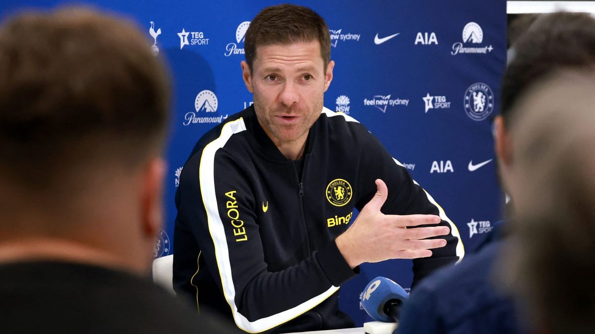 Chelsea-Trainer Xabi Alonso in Sydney