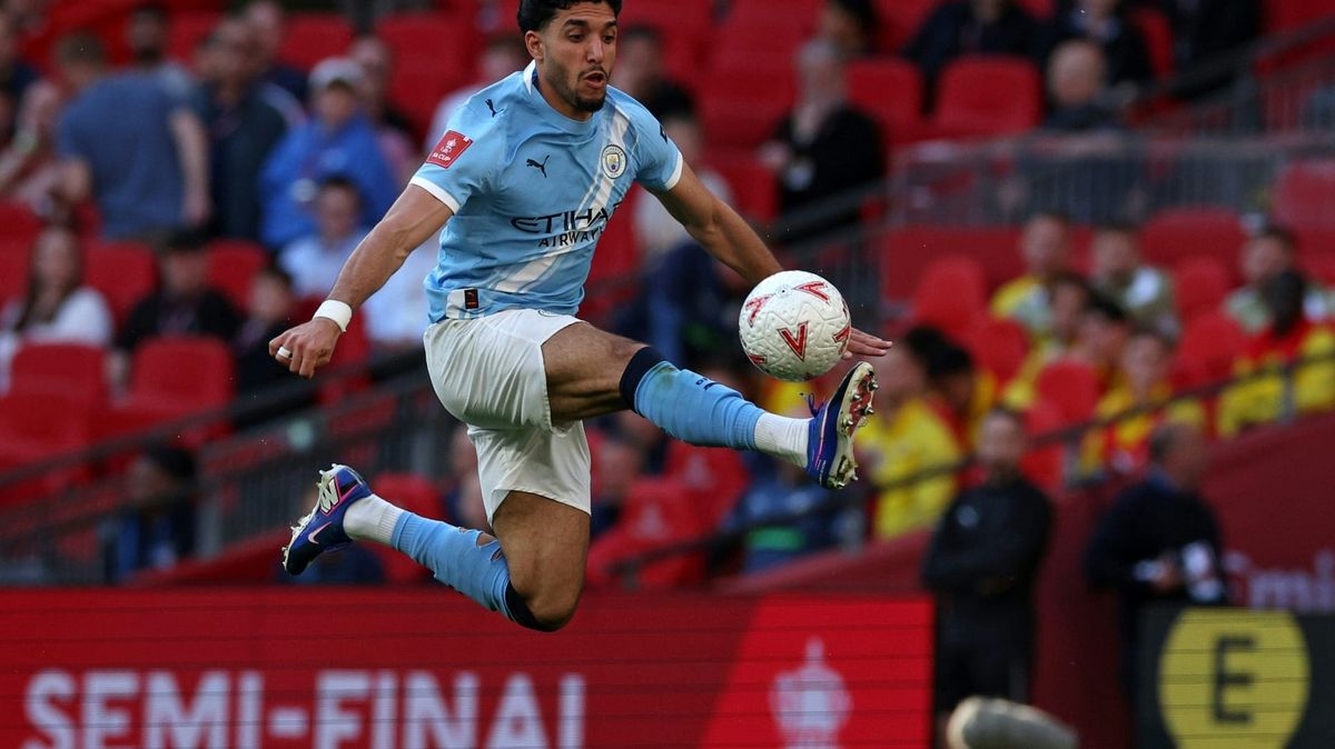 Omar Marmoush im Einsatz für Manchester City