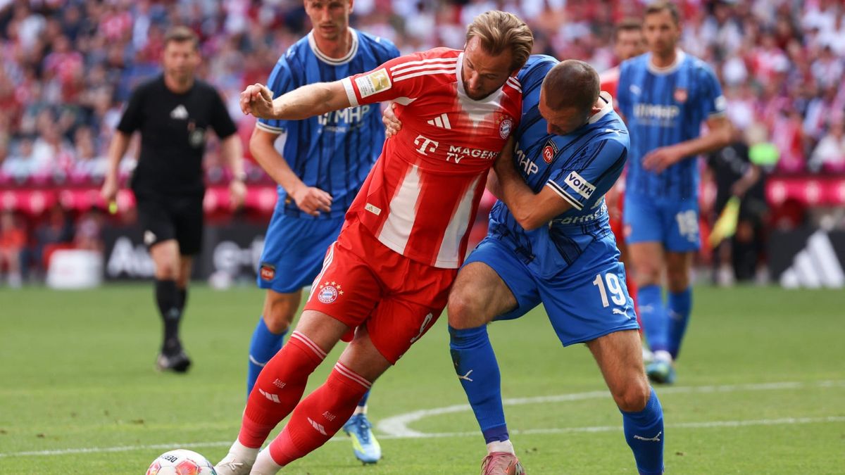 Harry Kane und der FC Bayern treffen auf Heidenheim