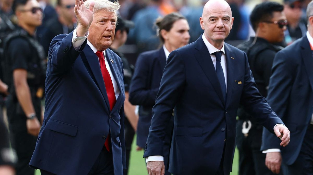 Trump und Infantino beim WM-Finale