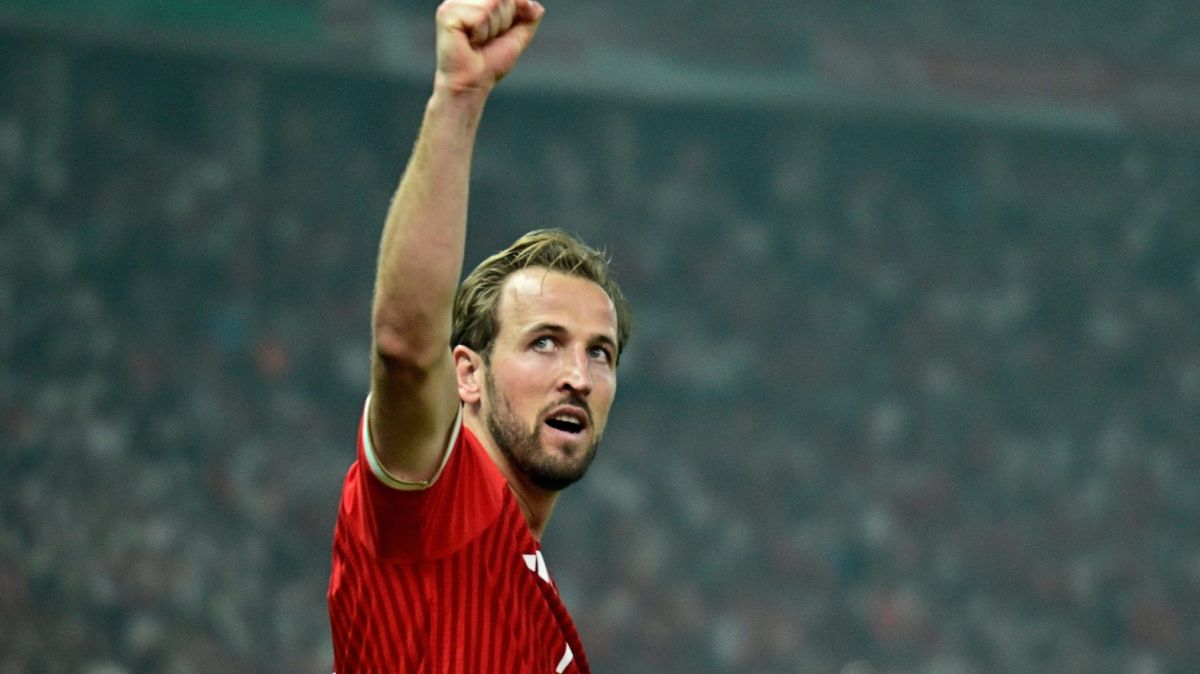 Harry Kane im Trikot des FC Bayern