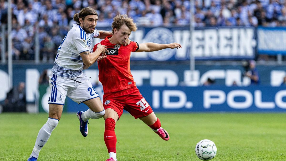 Die SV Elversberg müht sich in Duisburg