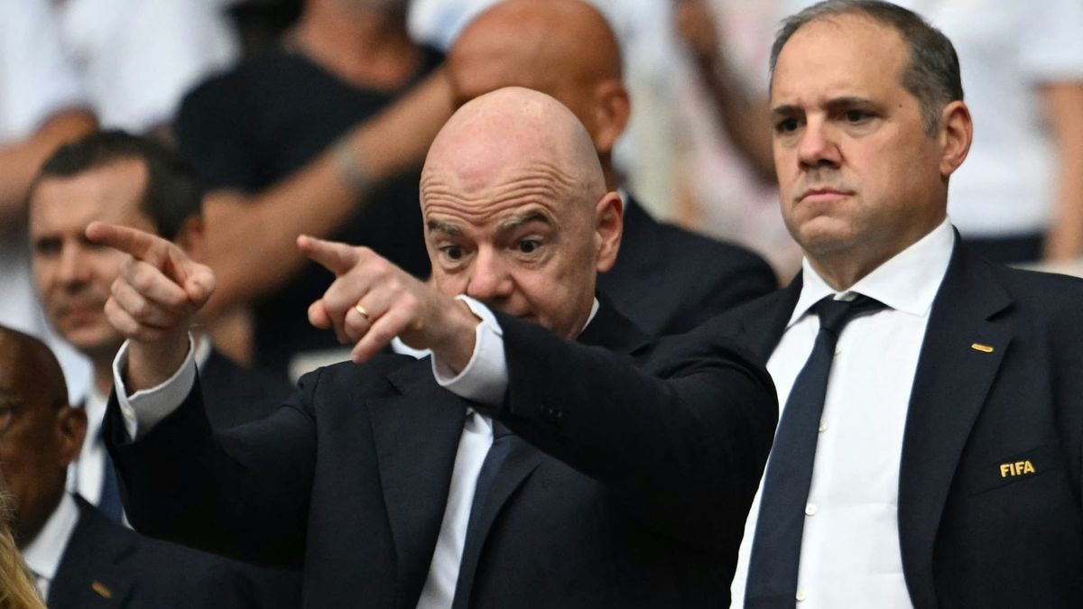 CONCACAF-Präsident Montagliani (r.) und Infantino