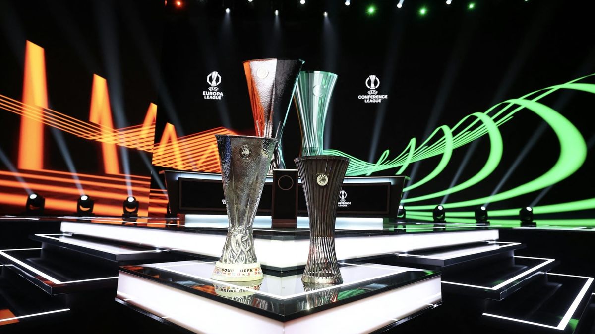 Die Pokale der Europa und Conference League