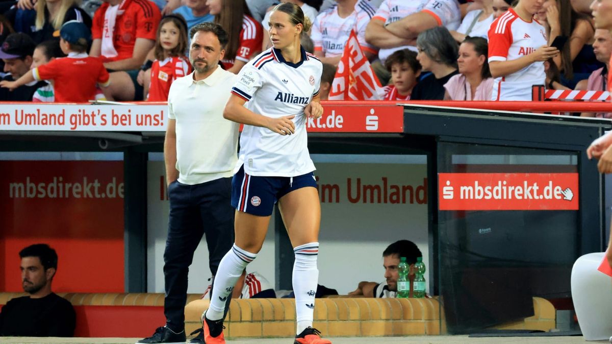 Bühl (r.) und Bayern-Coach Barcala