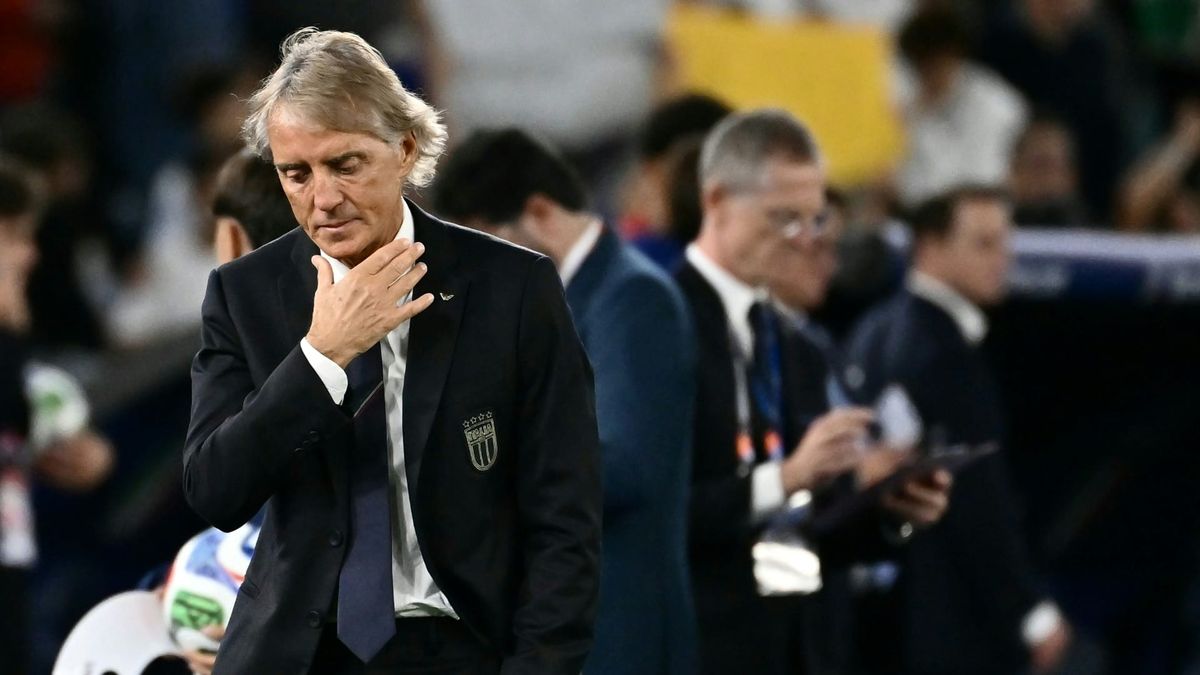 Enttäuschung bei Roberto Mancini