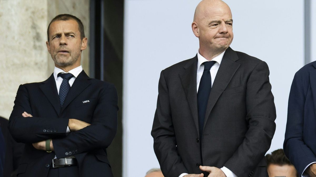 Der Streit geht weiter: Ceferin (l.) und Infantino