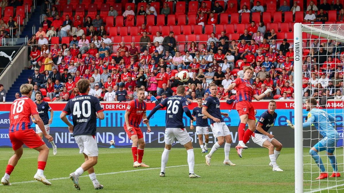 Umkämpfte Partie: FCH gegen Holstein