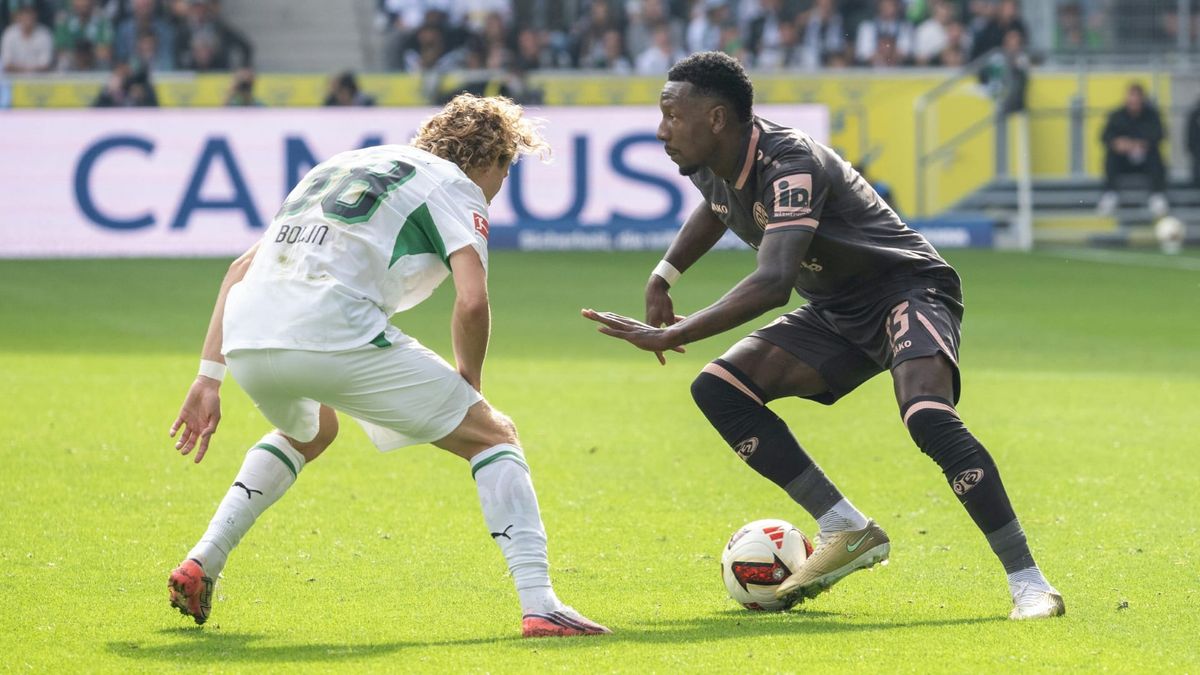 Sheraldo Becker (r.) traf für Mainz