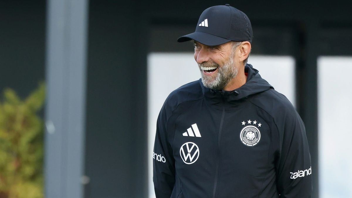 Jürgen Klopp beim DFB-Training