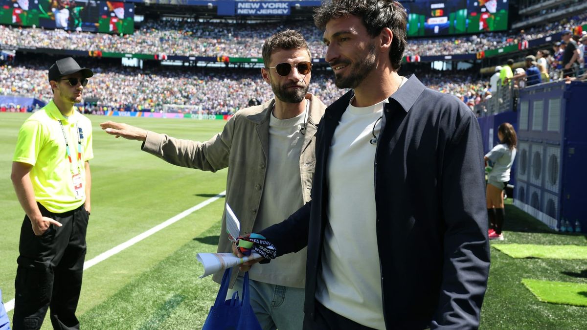 Thomas Müller (l.) und Mats Hummels bei der WM 2026