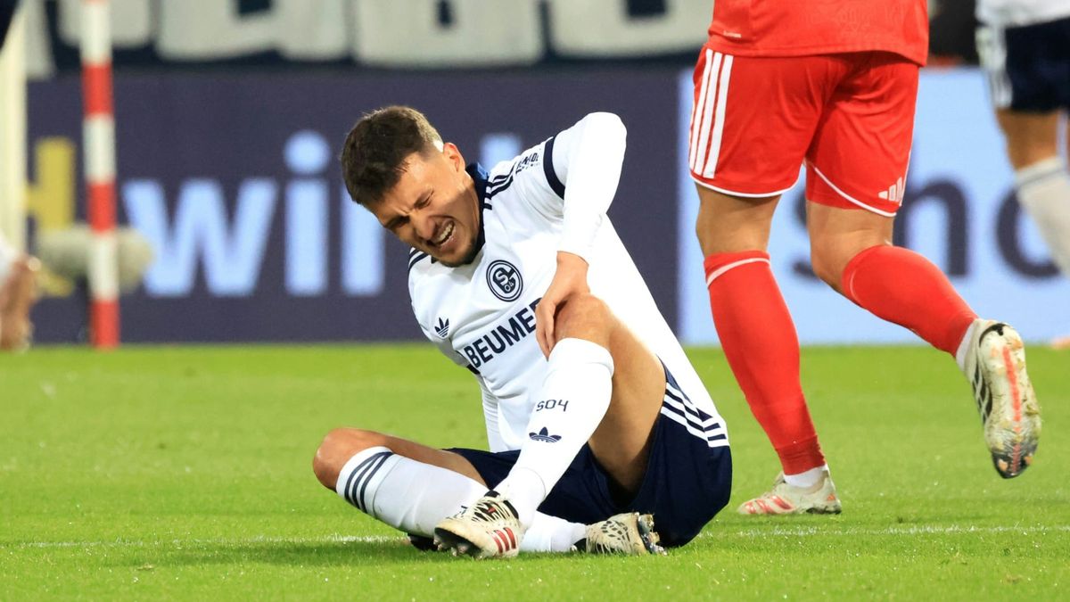 Ljubicic musste mit Schmerzen vom Platz