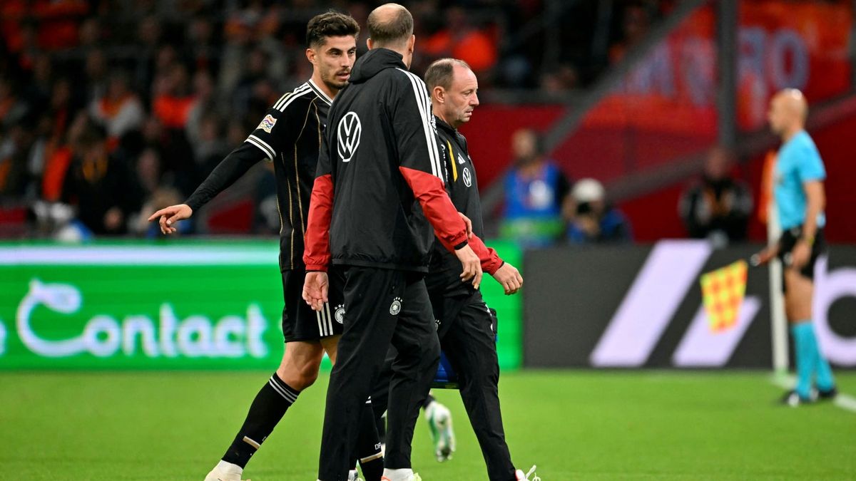 Havertz muss angeschlagen vom Feld