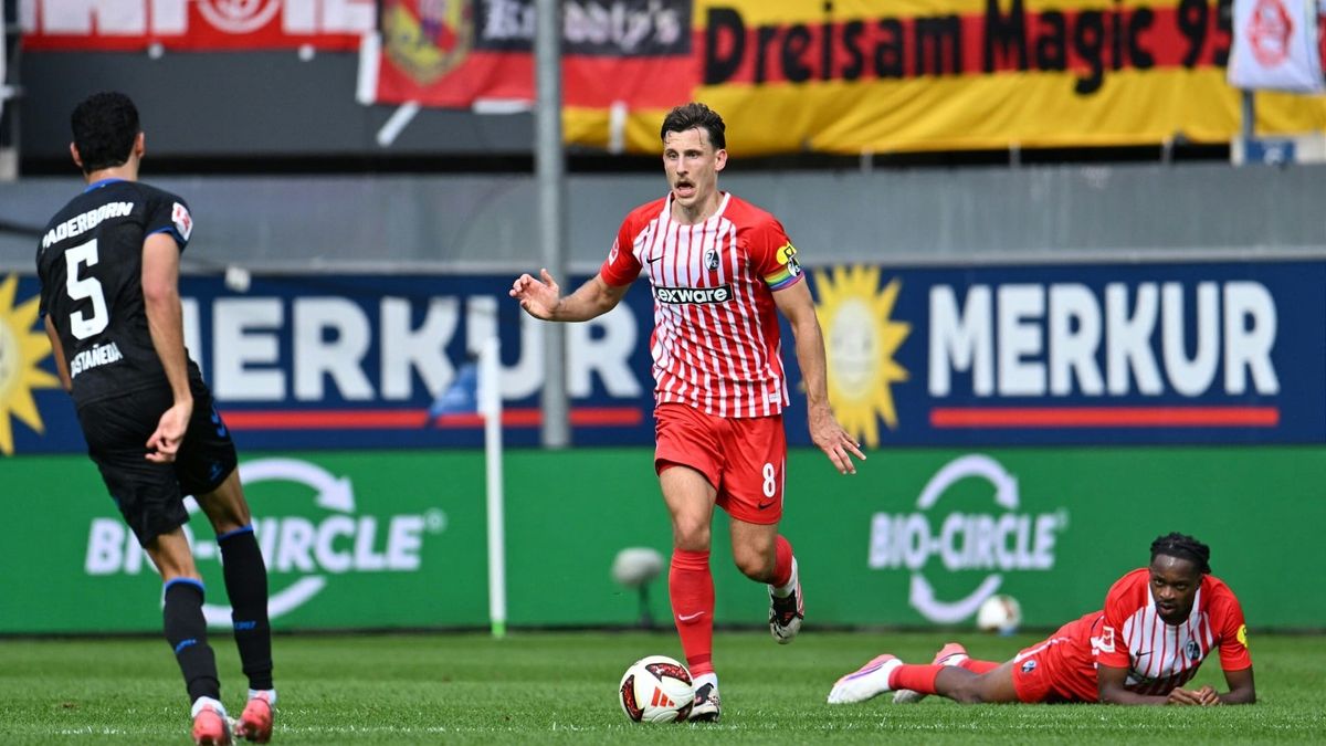 Maximilian Eggestein für Freiburg am Ball