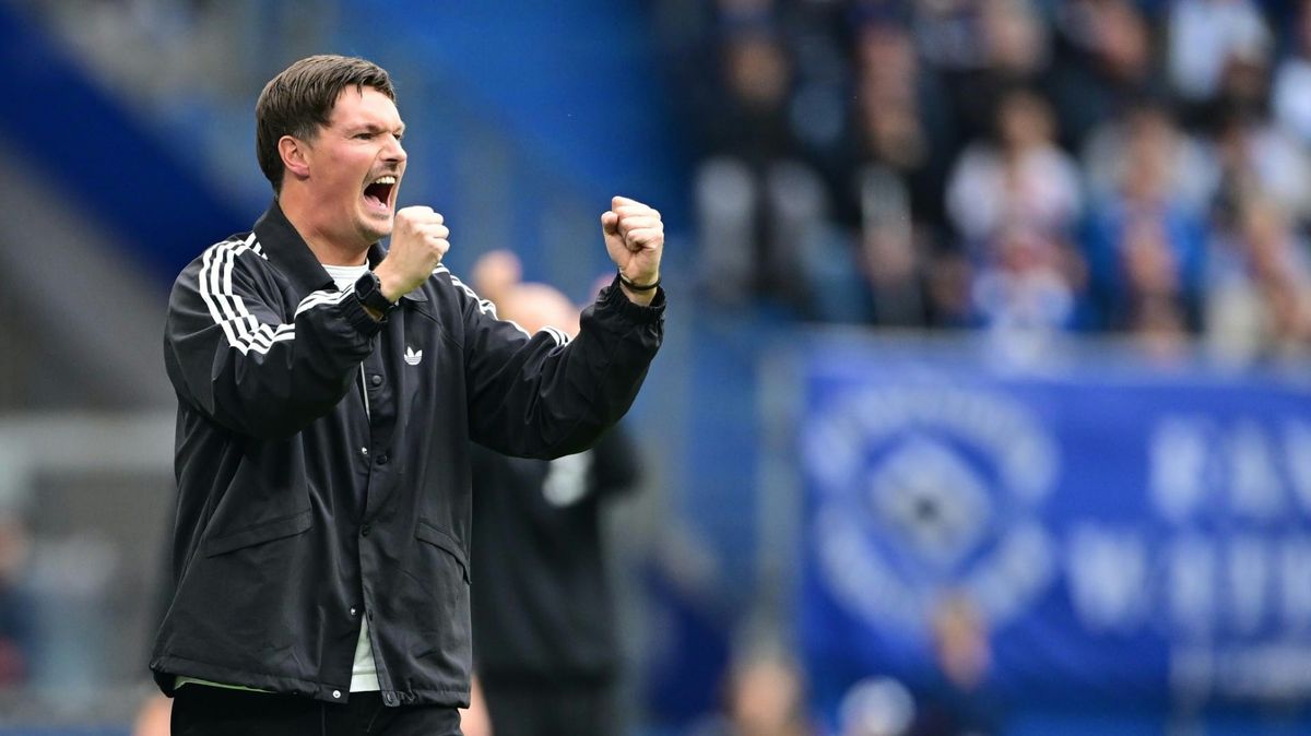 Erleichtert: HSV-Trainer Merlin Polzin