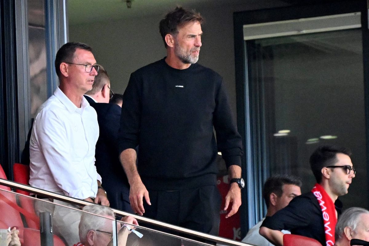12.09.2026, xjhx, Fussball 1.Bundesliga, FSV Mainz 05 - Eintracht Frankfurt v.l. Bundestrainer Trainer Jürgen Klopp (Deutsche Fussball Nationalmannschaft DFB) (DFL DFB REGULATIONS PROHIBIT A
