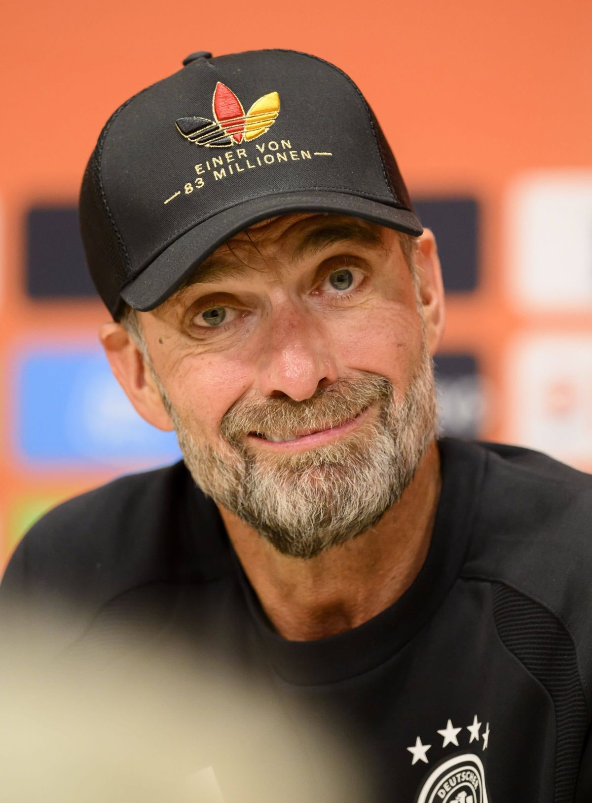 Trainer Bundestrainer Jürgen Klopp (GER) bei der Pressekonferenz. Fussball Länderspiel UEFA Nations League, 1. Spieltag, Niederlande (NED) - Deutschland (GER) 1:1, am 24.09.2026 in Amsterdam