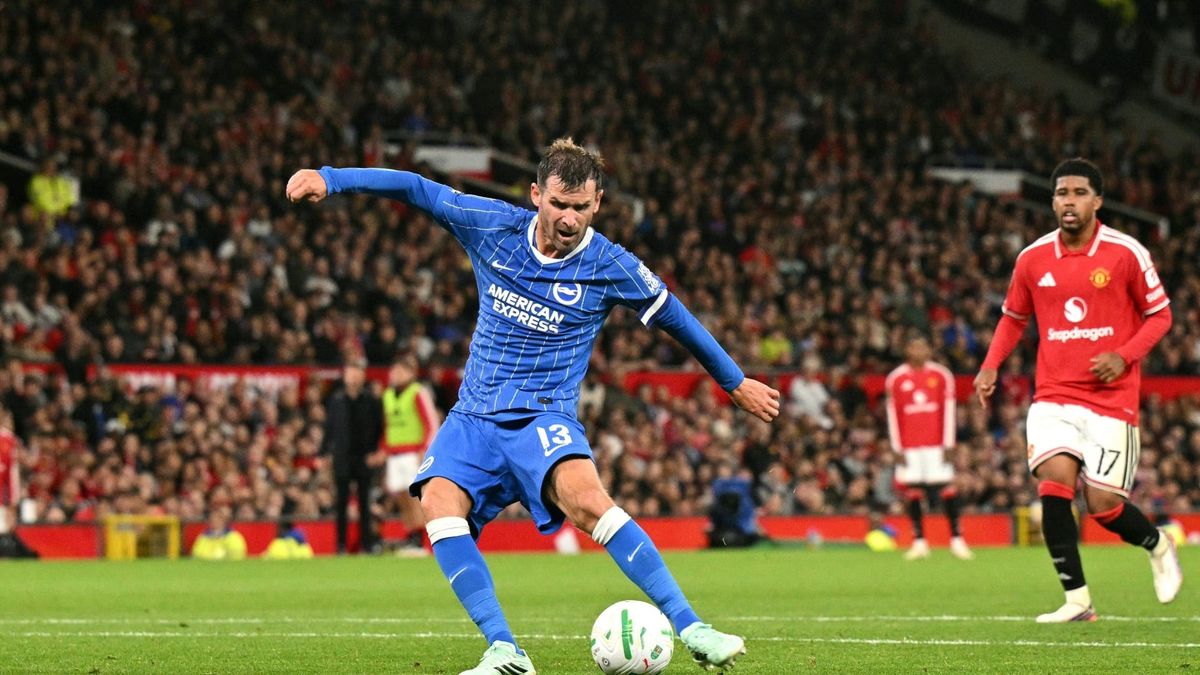 Erfolgreich im Old Trafford: Pascal Groß trifft