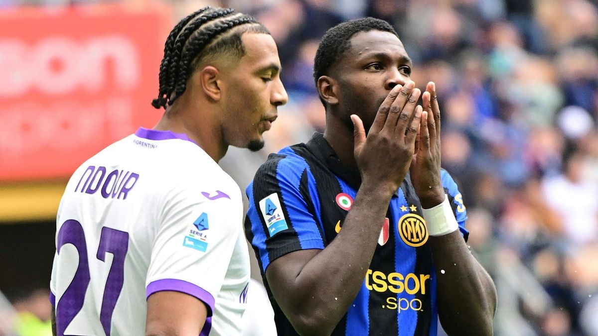 Erst Frust, dann Erlösung bei Marcus Thuram (r.)
