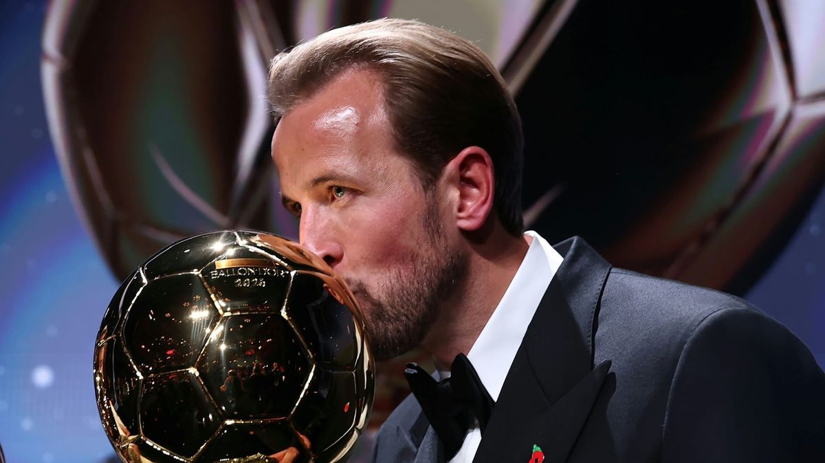 Harry Kane mit dem Ballon d'Or
