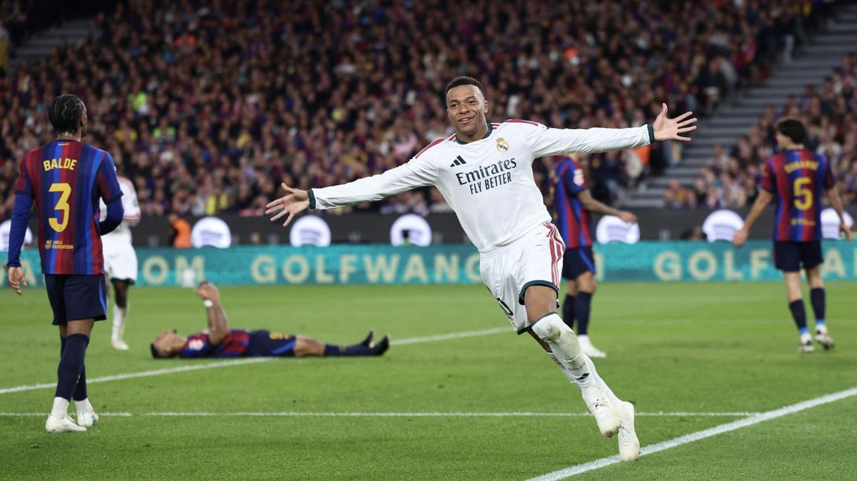 Kylian Mbappé jubelt über seinen Siegtreffer