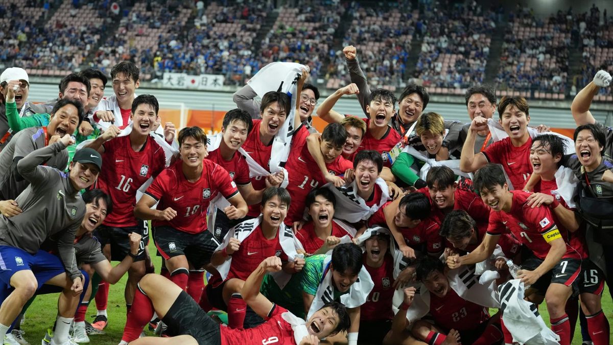 Südkoreas Fußballer jubelten aus mehreren Gründen