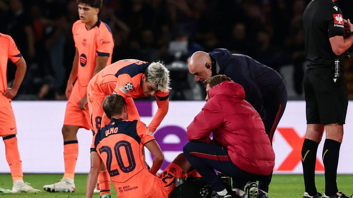 Dani Olmo verletzte sich in Paris