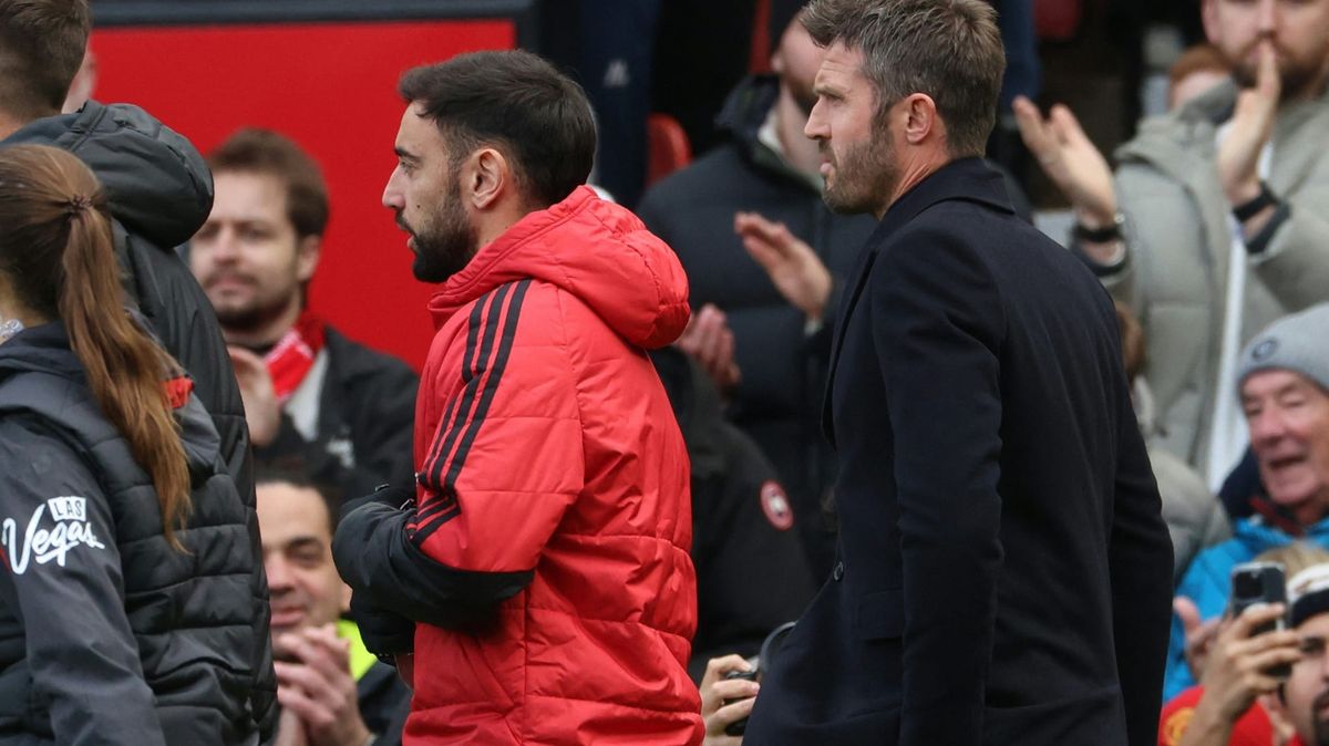 Im Fokus: Bruno Fernandes (l.) und Michael Carrick