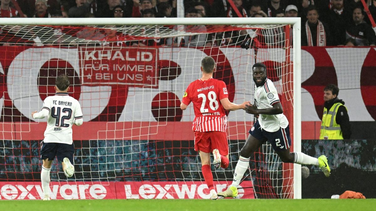 Upamecano trifft zum 1:0