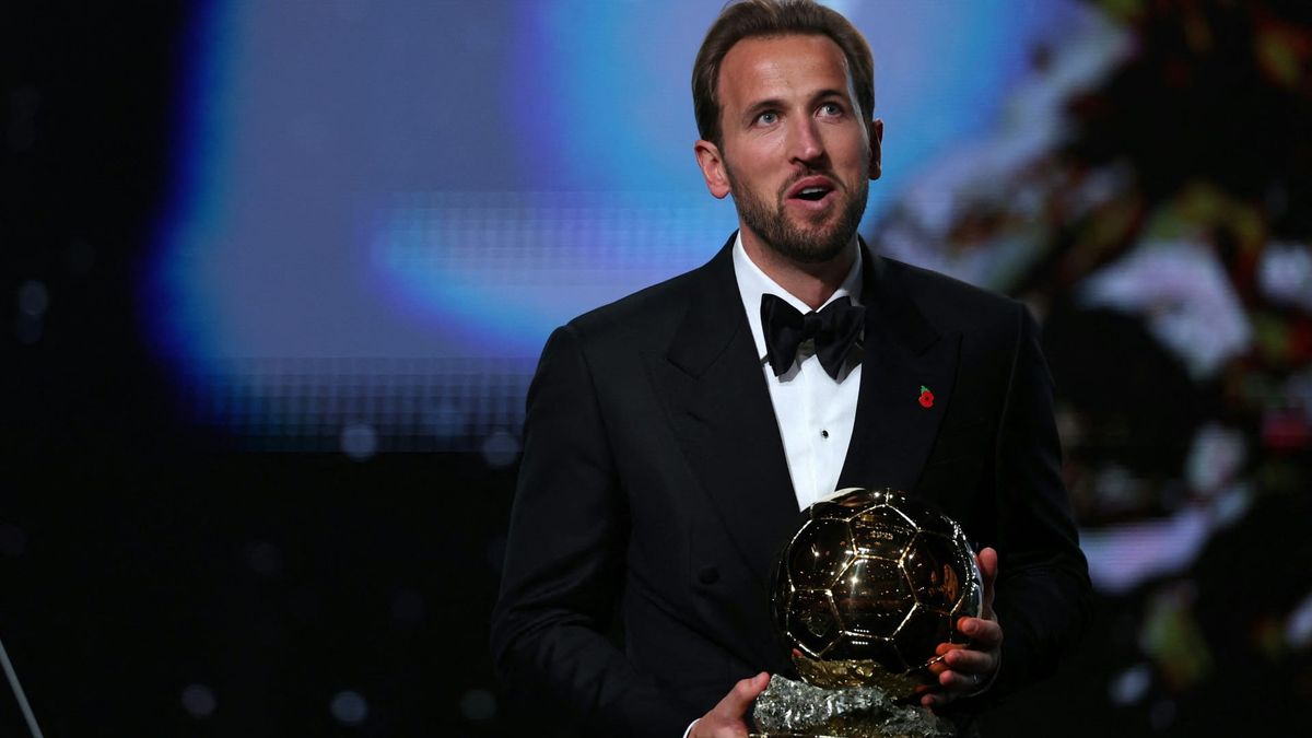 Harry Kane mit dem Ballon d'Or