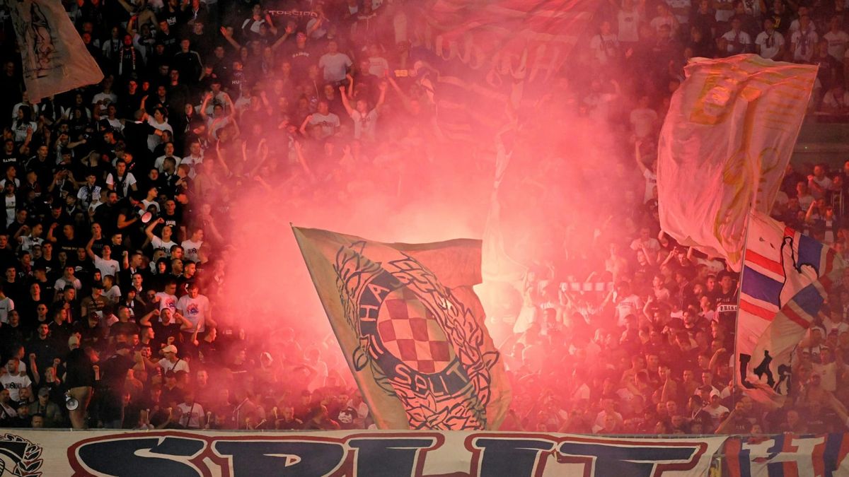 Hajduk-Fans leisteten sich Entgleisungen
