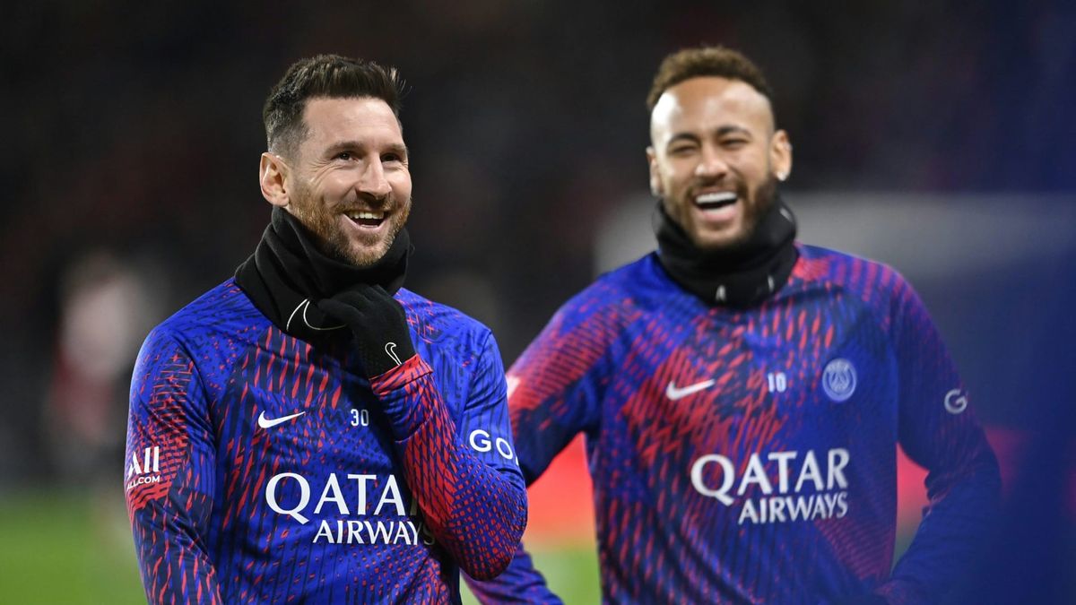 Lionel Messi (l.) und Neymar bei Paris Saint-Germain
