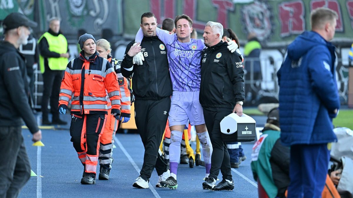 Thorben Hoffmann nach seinem Kopftreffer